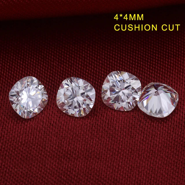  US $62.70 color cushion loose moissanites stone jewelry making