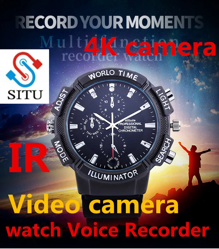 

SITU Digital Voice Recorder Wrist Watch Audio Rechargeable Dictaphone MP3 Player Mini Recording Pen Recorder For Business