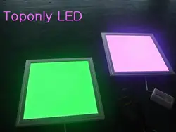 18 Вт rgb led плоский свет с РФ пульта дистанционного управления площадь полноцветный Лампы светодиодные панели 300x300 мм Embeded установить AC100-240V 50