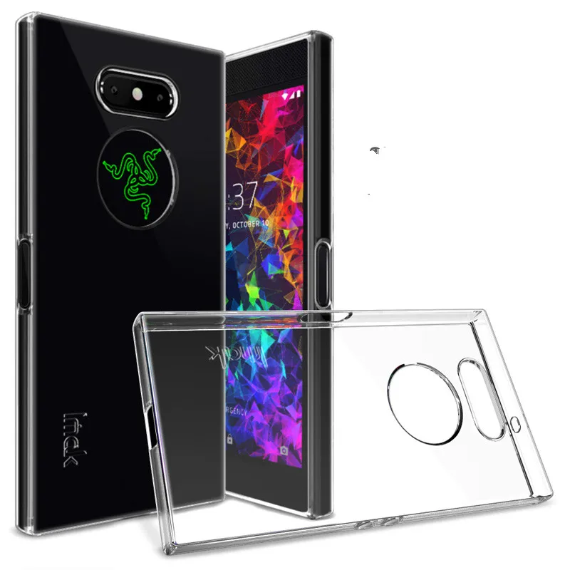 Ультратонкий Прозрачный мягкий чехол IMAK из ТПУ для телефона Razer 2 прозрачный
