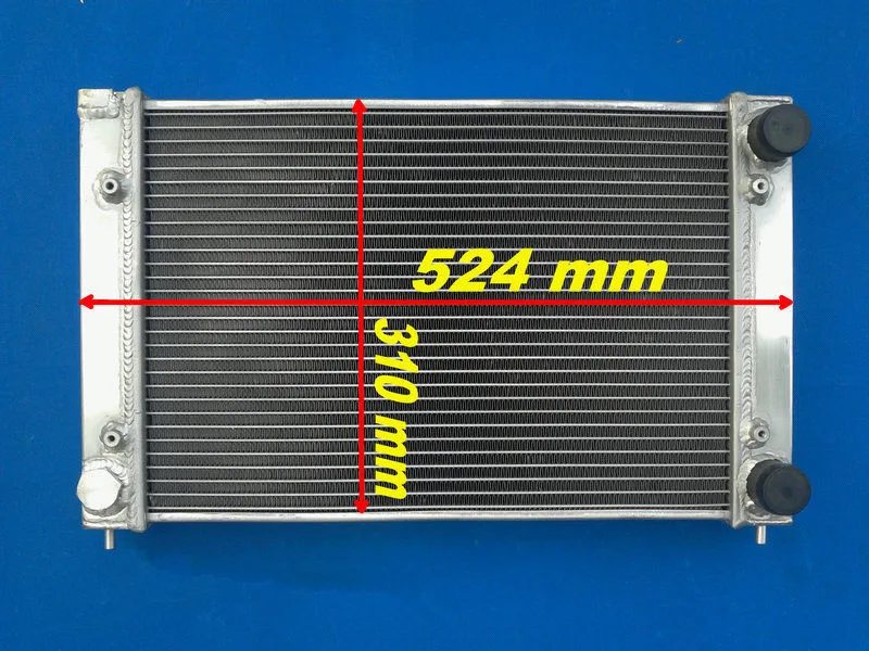 Радиатор и вентиляторы из алюминиевого сплава для VW CORRADO SCIROCCO JETTA GOLF GTI MK2 1,8 16V 1986-1992 87 88 89 90 91 92