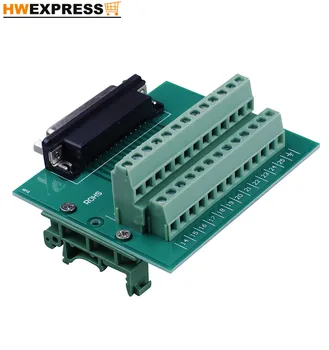 

DB25 non welding joint relay cable terminals in parallel male and female head C45 rail bracket PCB servo