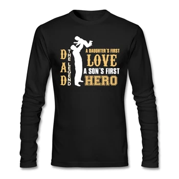 

Screen Printing Shirts for Mens Students men Shirts LEGEND DAD Crew neck My Love Hero Dad Blusa Easy Shirts Home