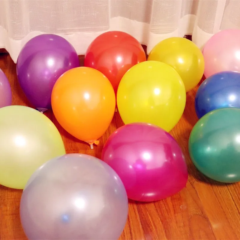 

100 Latex Balloons 10 Inch 1.5 G Pearl Candy Balloon Decoration For Party Ballon Wedding Supplies Babyshower