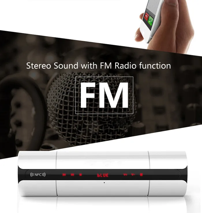 Портативный kr8800 NFC fm Hi-Fi Bluetooth Динамик Беспроводной стерео звук Динамик S Super Sound Box руки свободными для телефона