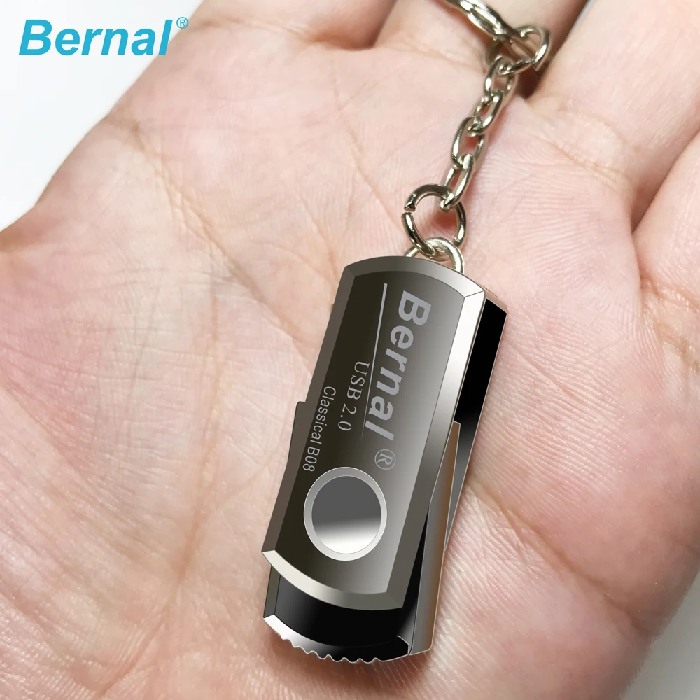 Bernal мини флеш накопитель из нержавеющей стали 32 Гб 64 ГБ высокоскоростной usb 2 0