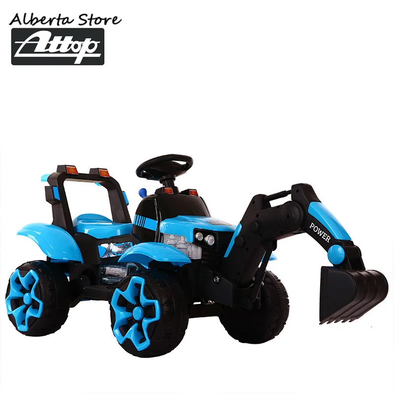 

New Children Electric Excavator Can Sit & Ride Baby Excavator Large Remote Control Outdoor Toy Off-road Vehicle Enginee Vehicle