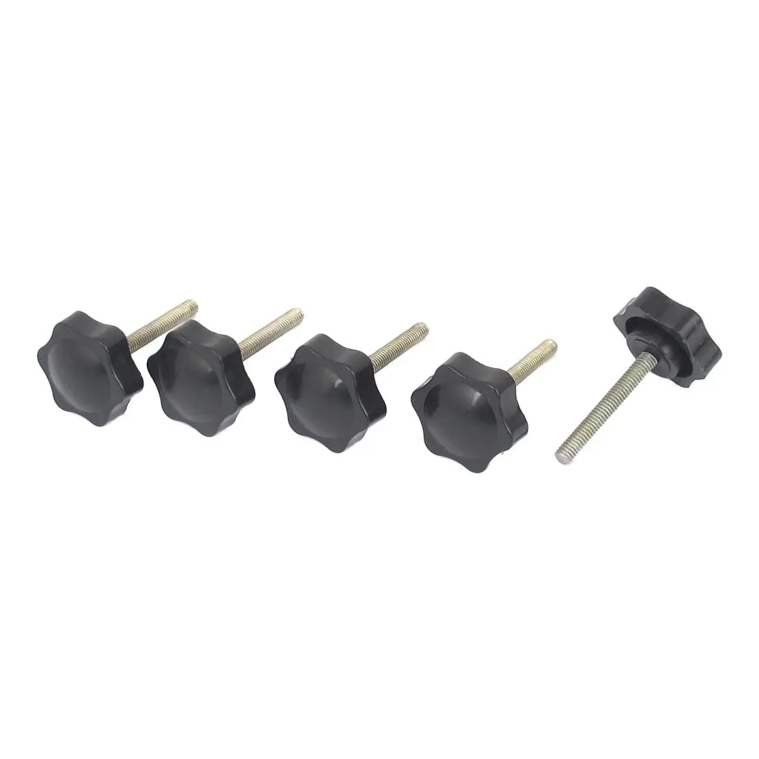 

M4 x 30 mm Male thread 25 mm Star Head Screw On Fixation Fixed knob 5pcs