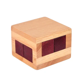 

Surwish Wooden Luban Lock Magic Box Puzzle Game Educational Toys for Children Adult - L