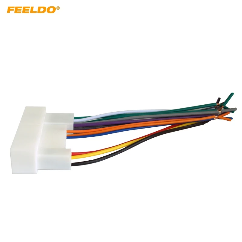 

FEELDO Car Radio Stereo Wiring Adapter Plug For Hyundai IX35/Elantra/Santa Fe/Sonata Aftermarket CD/DVD Stereo Installation