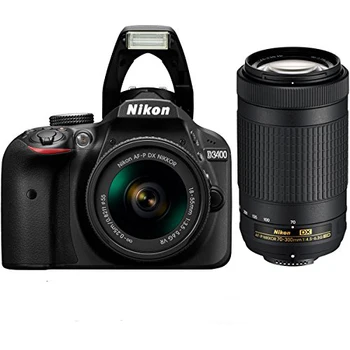 

New Nikon D3400 Camera & AF-P 18-55mm + AF-P DX 70-300mm F/4.5-6.3G ED Twin Lens KIT