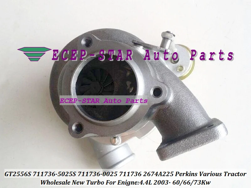 GT2556S 711736-5025S 711736-0025 711736-0029 2674A225 Turbo For Perkins Various Tractor 4.4L 2003- 60 66 73Kw  (2)