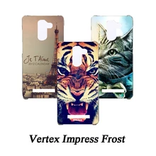 Мягкий ТПУ чехол для телефона Vertex Impress Frost чехол s силиконовый чехол с рисунком волка розы кота Эйфелевой Fundas прозрачный для Vertex Impress Frost