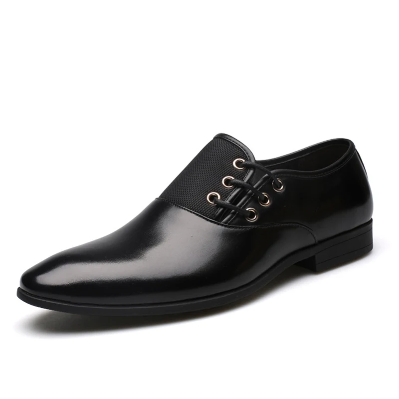 Мужские кожаные модельные туфли; мужские туфли-оксфорды черного, коричневого, верблюжьего цвета; деловые мужские свадебные туфли на шнуровке в британском стиле