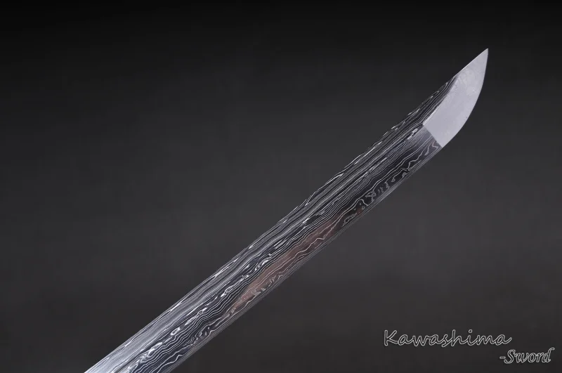 Японский кованый шпага ручной работы полностью острая стальная бритва красные