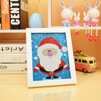 

Children diamond painting stickers handmade diy production kindergarten Christmas puzzle cartoon full set of diamond gifts