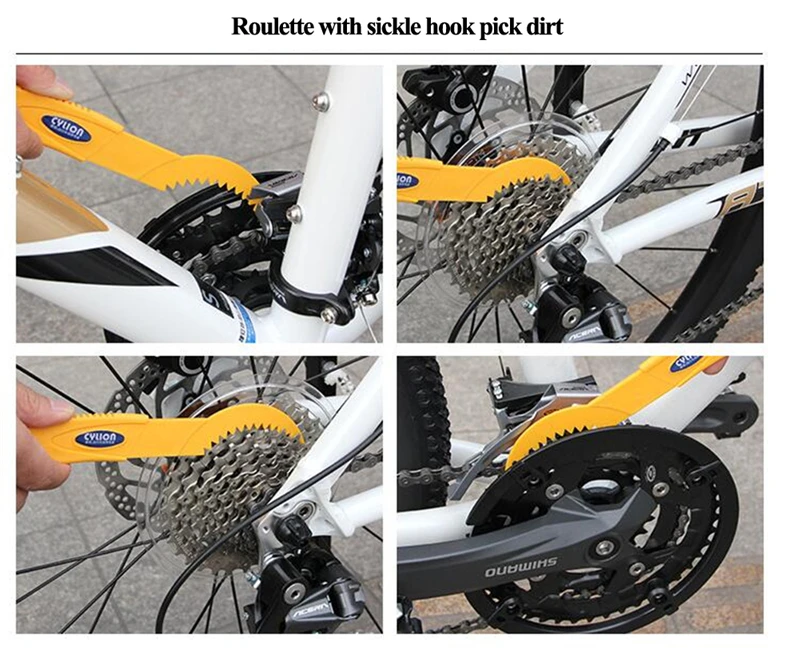 West biking Bicicletas Limpieza herramienta Limpieza Cepillos para rueda bicicleta limpieza bicicleta Ciclismo limpiador lavado Kit