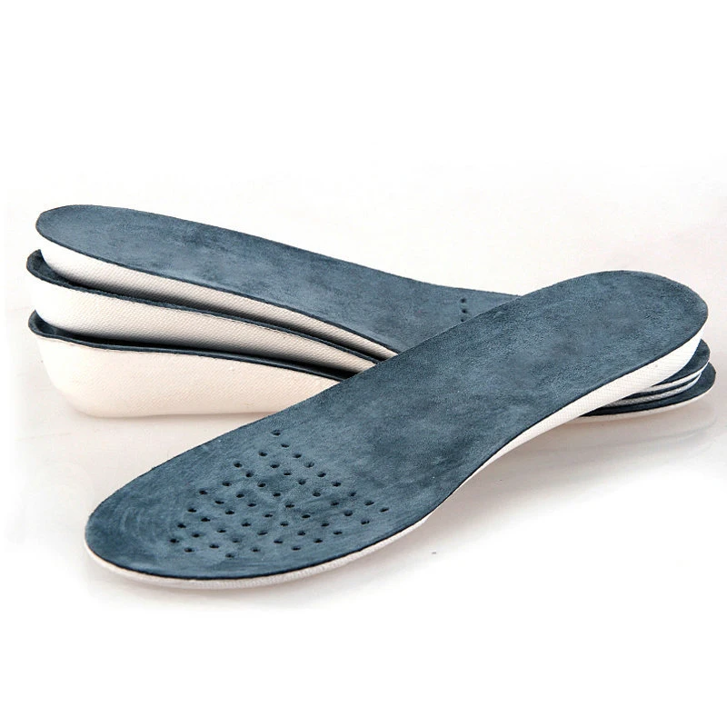 

Height Increase Leather EVA Pigskin Gel Flat Foot Silicone Sole Arch Support Orthopedic Shoe Pad Lift Cushion Heat Insole Cups