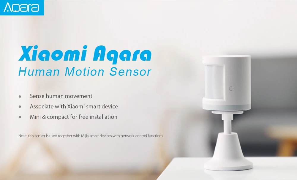 Original Xiaomi RTCGQ11LM Smart Home Aqara Human Motion Sensor Security Device