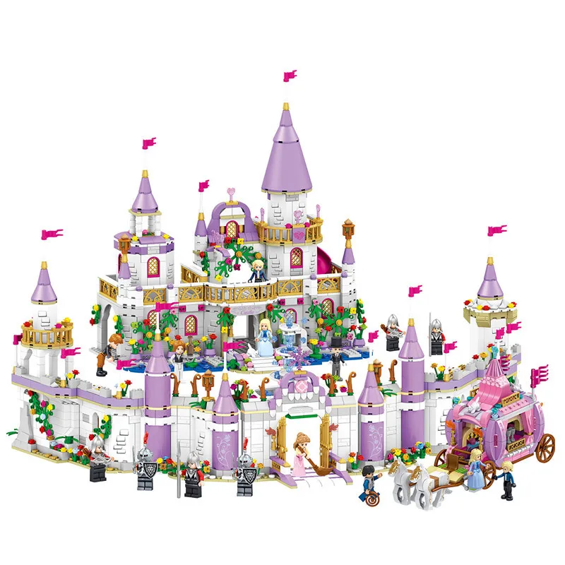 

731pcs Princess Windsor's Castle Assembled Model Building Blocks Toys Kit DIY Educational Toys For Children Birthday