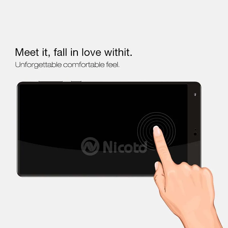 2 шт./лот Nicotd для Xiaomi Mi A1 / 5X 2.5D цветное полноэкранное закаленное стекло Защитная
