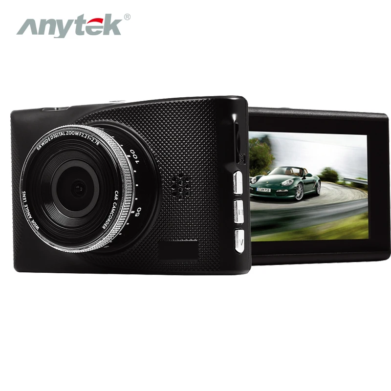 Anytek Q99B Автомобильный видеорегистратор 3 'ɿHD 1080 P камера Dash Cam 170 WDR g-сенсор
