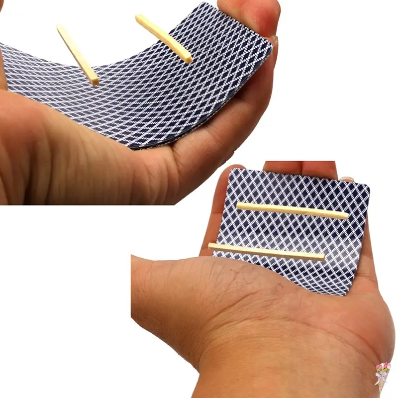 

5 PCS/lot Air Floating Magic Tricks Floating Match On Card Close Up Magician Magic Toothpick Matches Floating Props