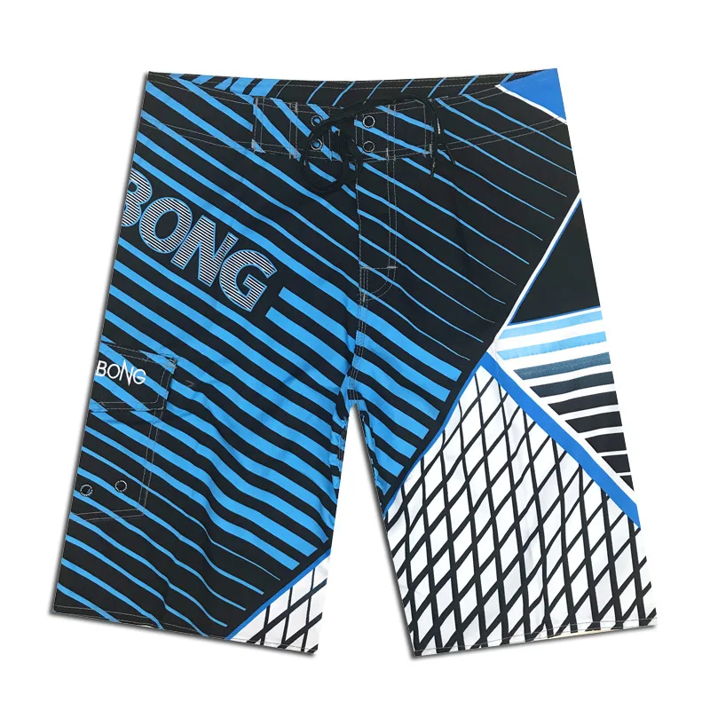 

2019 New Mens Summer Striped Board Shorts Surf Quick Dry Beach Shorts Sport Homme Bermuda Surfing Pants Swim shorts Swimmingwear