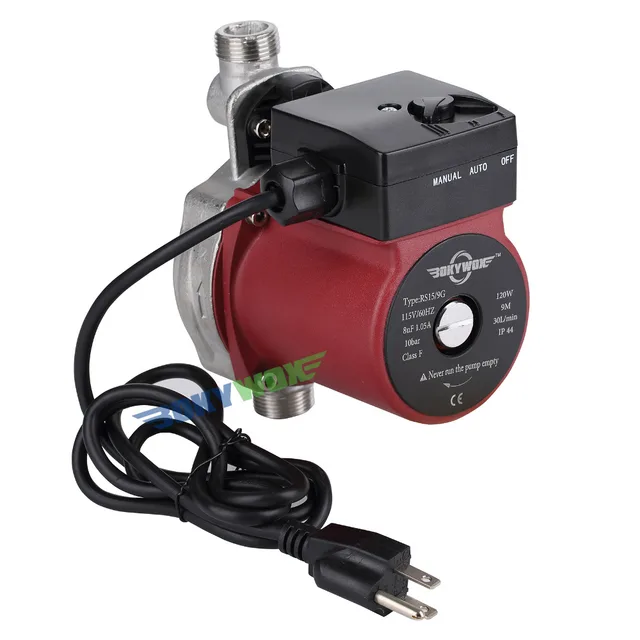 110 120V Automatic Booster Pump NPT 3/4'' Domestic Hot Water