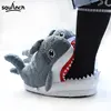 Pantoufles de requins, chaussures d'animaux d'hiver mignonnes pour adultes, baskets unisexes pour Couple, femmes et hommes, à la mode pour fête, carnaval, vacances, Kigurumis ► Photo 1/6