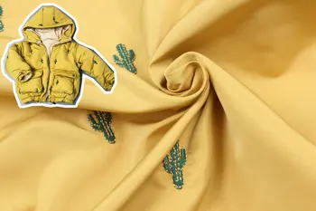 

New Embroidered Garment Coat Fabric with No Dile Clothes and No Quirting