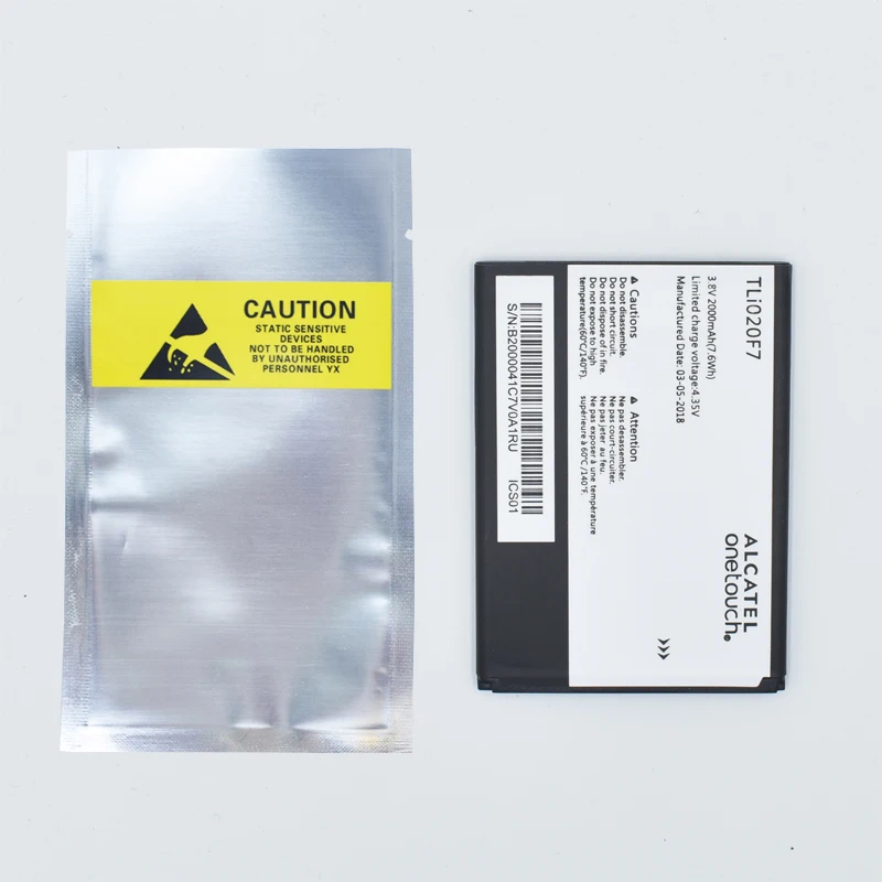 Hekiy 2019 новый высококачественный 2000mAh TLi020F7 аккумулятор для Alcatel PIXI 4 5045D / Pop 2 5042D C7 7040
