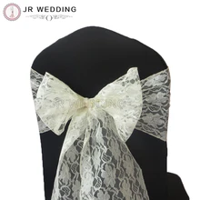 100 шт твердая кружевная красочная кружевная лента для стула лента на стул