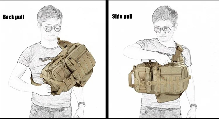 Esportes ao ar Mochila para Acampamento Bolsa de Ombro Duplo dos Homens Qualidade Superior Livre Tático Caminhadas Escalada Mochila 19 Mochilas escal.