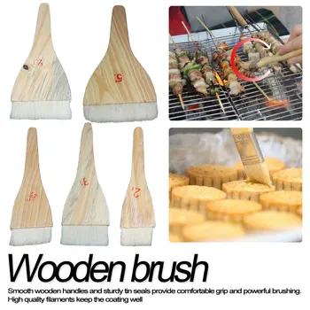 

Six Sizes Goat Hair Handle Art Supplies Watercolor Acrylic Wood Oil Paint Brush for painting art Supplies student supplie