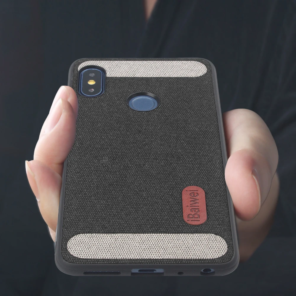 Модная чехол для телефона Xiaomi Redmi Note 5 6 7 Глобальный Версия тканевый мягкий край