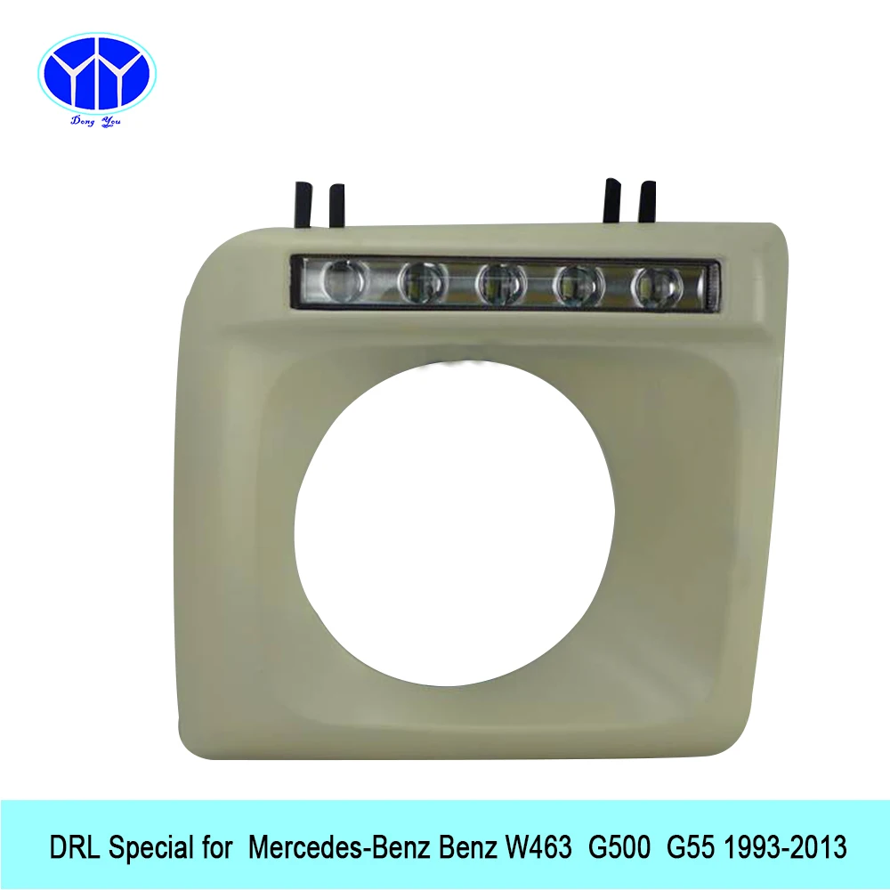 

Car DRL Kit for Mercedes-Benz W463 G500 G55 LED Daytime Running Light Bar super bright auto fog lamp daylight car led drl light