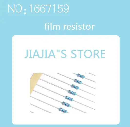 200Pcs 750 R Ohm 750R 750Ohm 1/2W 0.5W 0.5 1/2 1% Metal Film Resistor Colored ring Resistance Free Shipping | Электронные