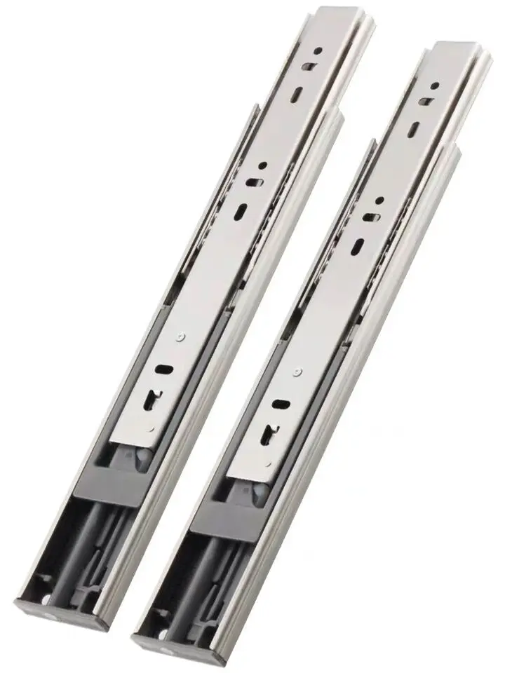 10 22 Cold Rolled Steel Drawer Slides Soft Close Drawer Track
