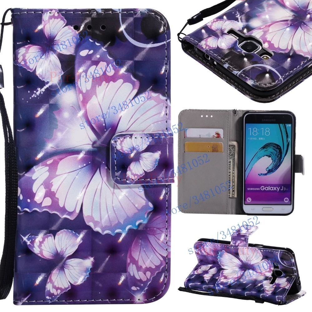 

Flip Wallet Cases for Samsung Galaxy J1 2016 SM-J120H SM-J120FN Case For Samsung J3 J5 J510 J7 J710 2016 PU Leather Phone Cover
