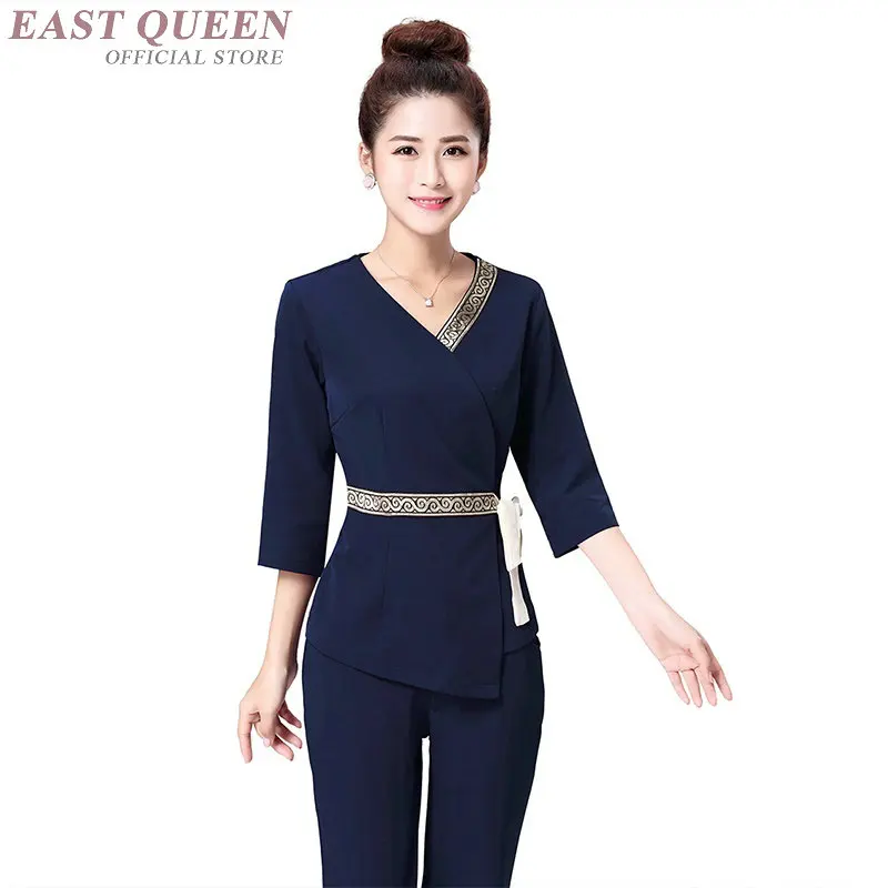 women-spa-massage-beautician-uniform-beauty-salon-waitress-beautiful-uniforms-female-hotel-clinic-pant-suits-clothing-dd1092-y