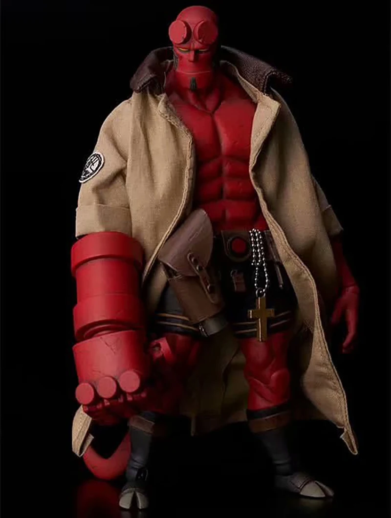 18 см Mezco настоящая одежда может быть раздета Хеллбой ПВХ фигурка Коллекционная для детей игрушки подарки Brinquedos