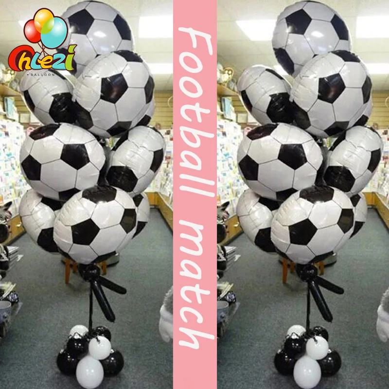 10 шт 18 inch шары в виде футбольных мячей футбольные бутсы для взрослых, большой вечерние украшения студийный фон на день рождения игрушки, принадлежности для вечеринок Футбол матч