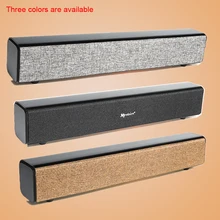 Newest style HIFI Portable Bluetooth Bass Speaker Subwoofer Stereo Sound Bar with Mic USB Amplifiers tv speaker Computer audio