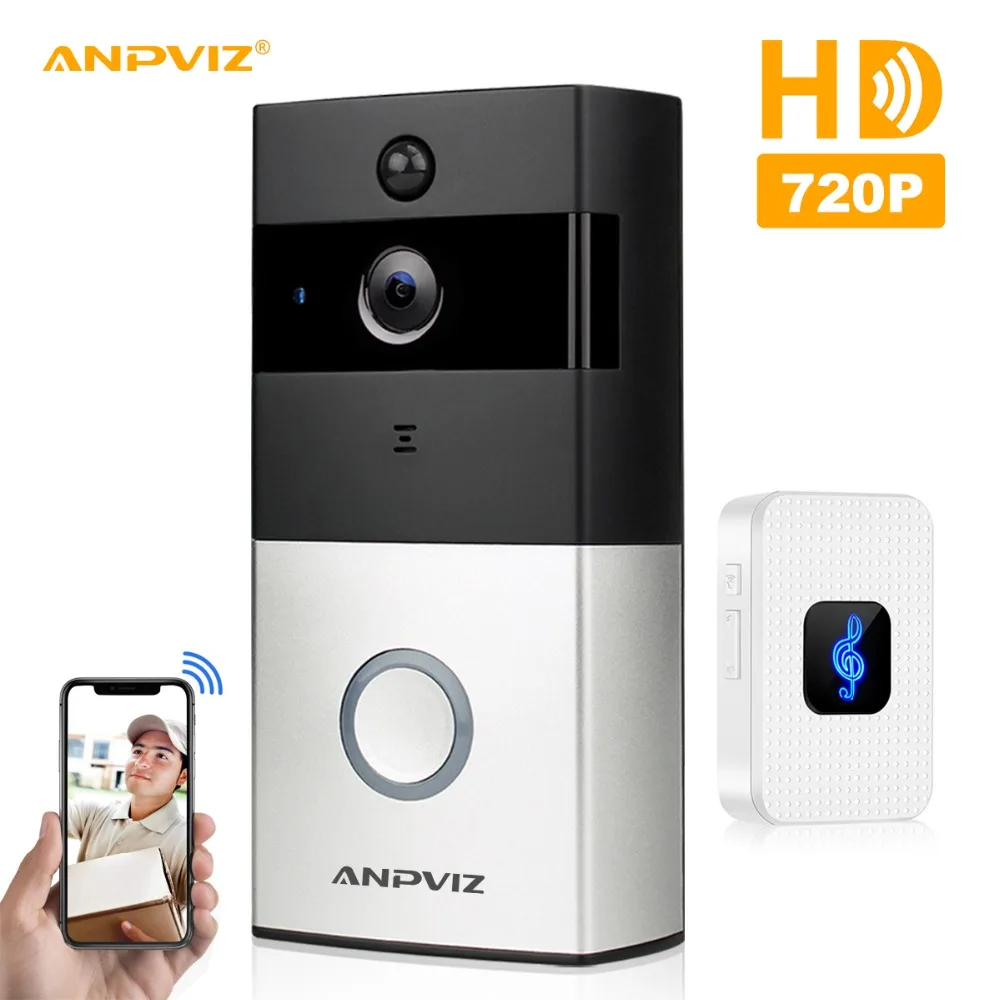 

Anpviz IP Video Intercom WI-FI Video DoorPhone DoorBell WIFI Doorbell Camera For Apartments IR Alarm Wireless Security Camera