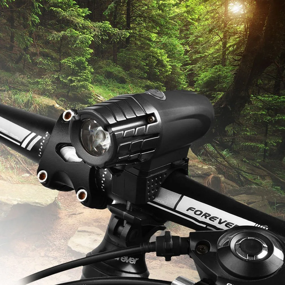 USB Rechargeable LED Bicycle Bright Bike Front Headlight Lamp waterproof
