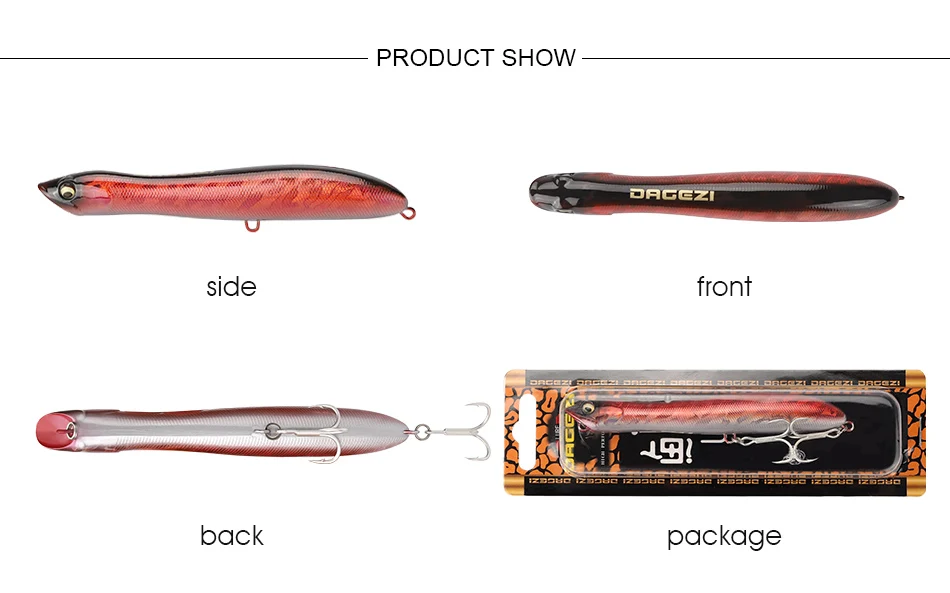 DAGEZI плавающий Поппер 12,2 см/19 г 1 шт. приманка для Пескарей с VMC качественным крючком рыболовная приманка для морской рыбалки рыболовные снасти