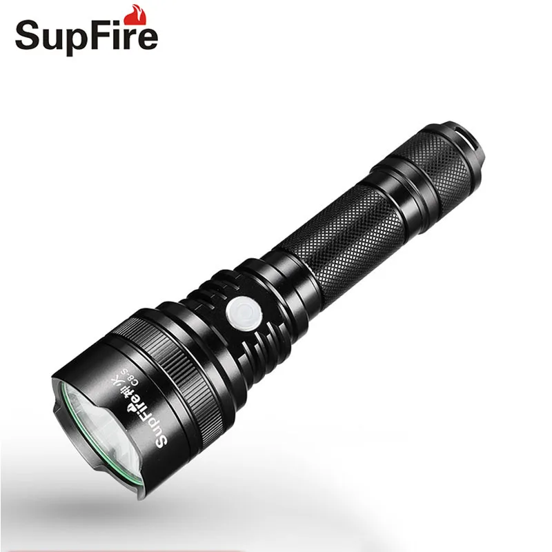 

Flashlight LED Light Supfire C8 S USB Lanterna XML2 T6 Police Tactical Torch for Surefir Sofirn Nitecore Nicron Hand Light S071