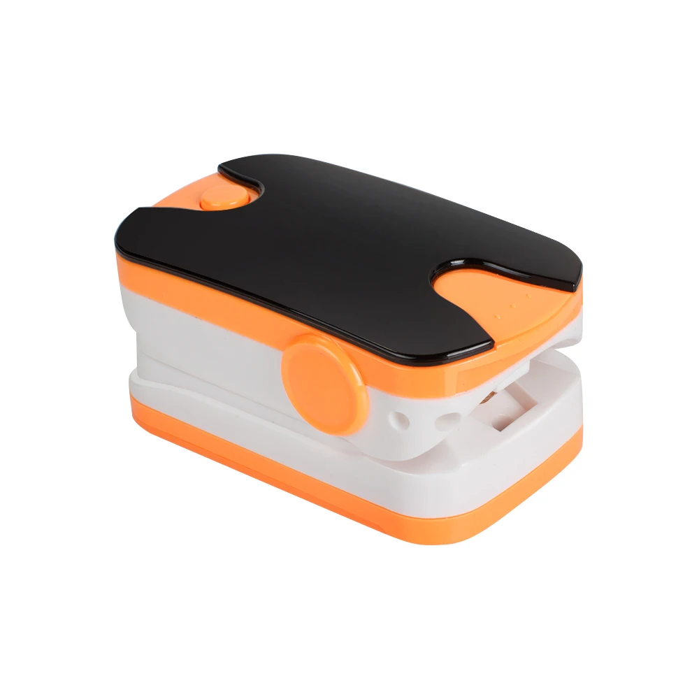 Оранжевый 8R3 Портативный Цвет OLED палец пульсоксиметр 4 параметра SPO2 PR, PI дыхания Rate Monitor