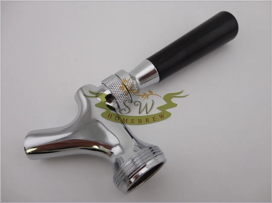 Draft Beer tap,homebrew Beer kegging tap,Faucet chrome plating with plastic handle (6)